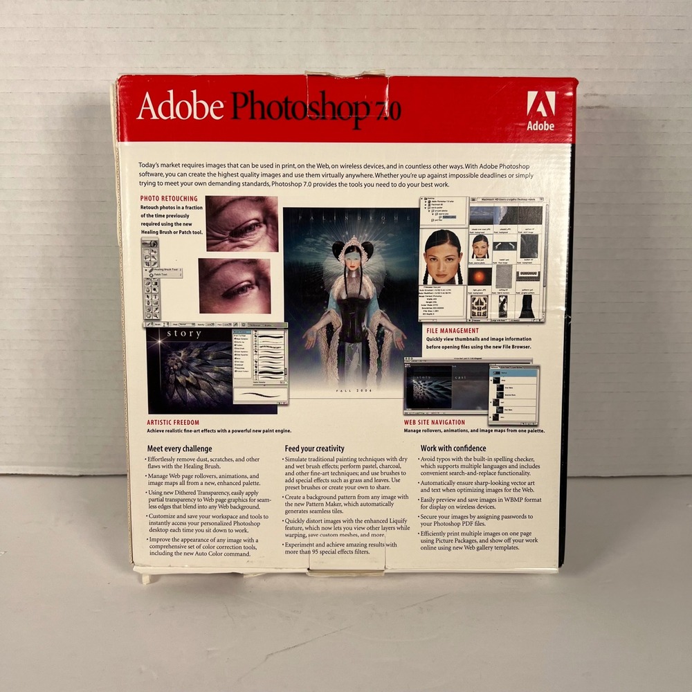Adobe Photoshop 7.0 Macintosh Upgrade Box Set Mac OS X 9 Vintage Software - Picture 2 of 4